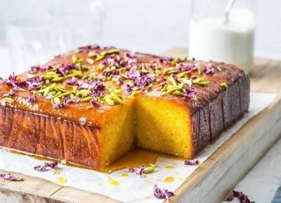 طرز تهیه کیک شربتی (کیک باقلوا) به 2 روش در فر و ماهیتابه طرز تهیه کیک شربتی (کیک باقلوا) به 2 روش در فر و ماهیتابه